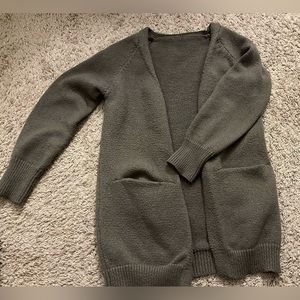 Soft gray cardigan size S
